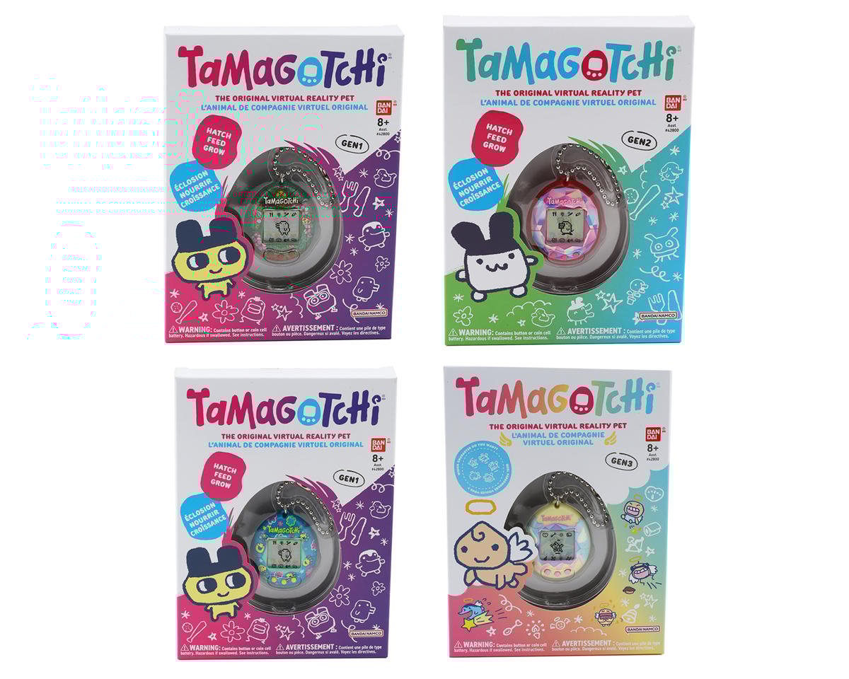 Bandai BAS42798GTQQ_BOX Original Tamagotchi® Virtual Reality Pet Assortment (8)
