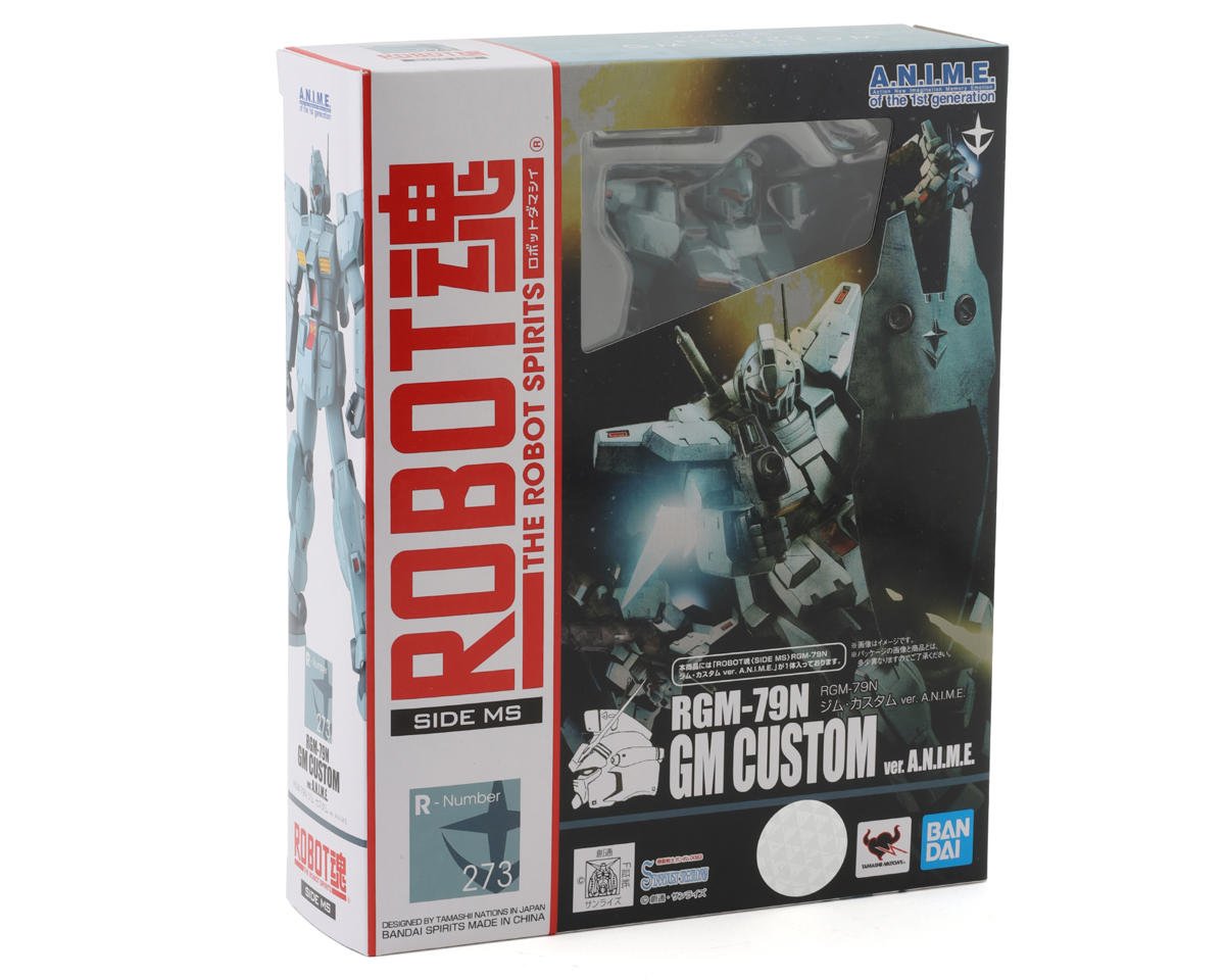 Bandai BAS59519 RGM-79N GM Custom ver. A.N.I.M.E. "Gundam 0083" Action Figure Model Kit