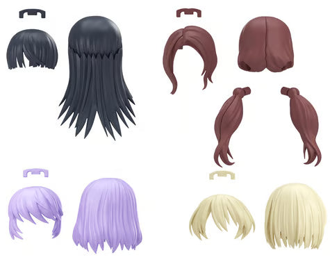 Bandai BAS9053444 30 Minutes Sisters Option Hair Style Parts Vol. 12