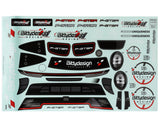 Bittydesign BDYGT8-PGT3RLWH P-GT3R 1/8 On-Road GT Body (Clear) (360mm Wheelbase) (1.5mm)