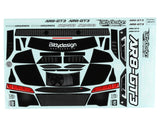 Bittydesign AR8-GT3 HD 1/8 On-Road GT Body (Clear) (360mm Wheelbase) (1.5mm)