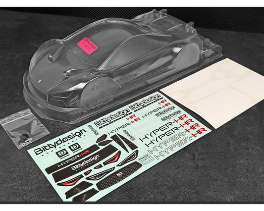 Bittydesign HYPER HR 1/10 Touring Car Body (Clear) (190mm) (Light Weight)