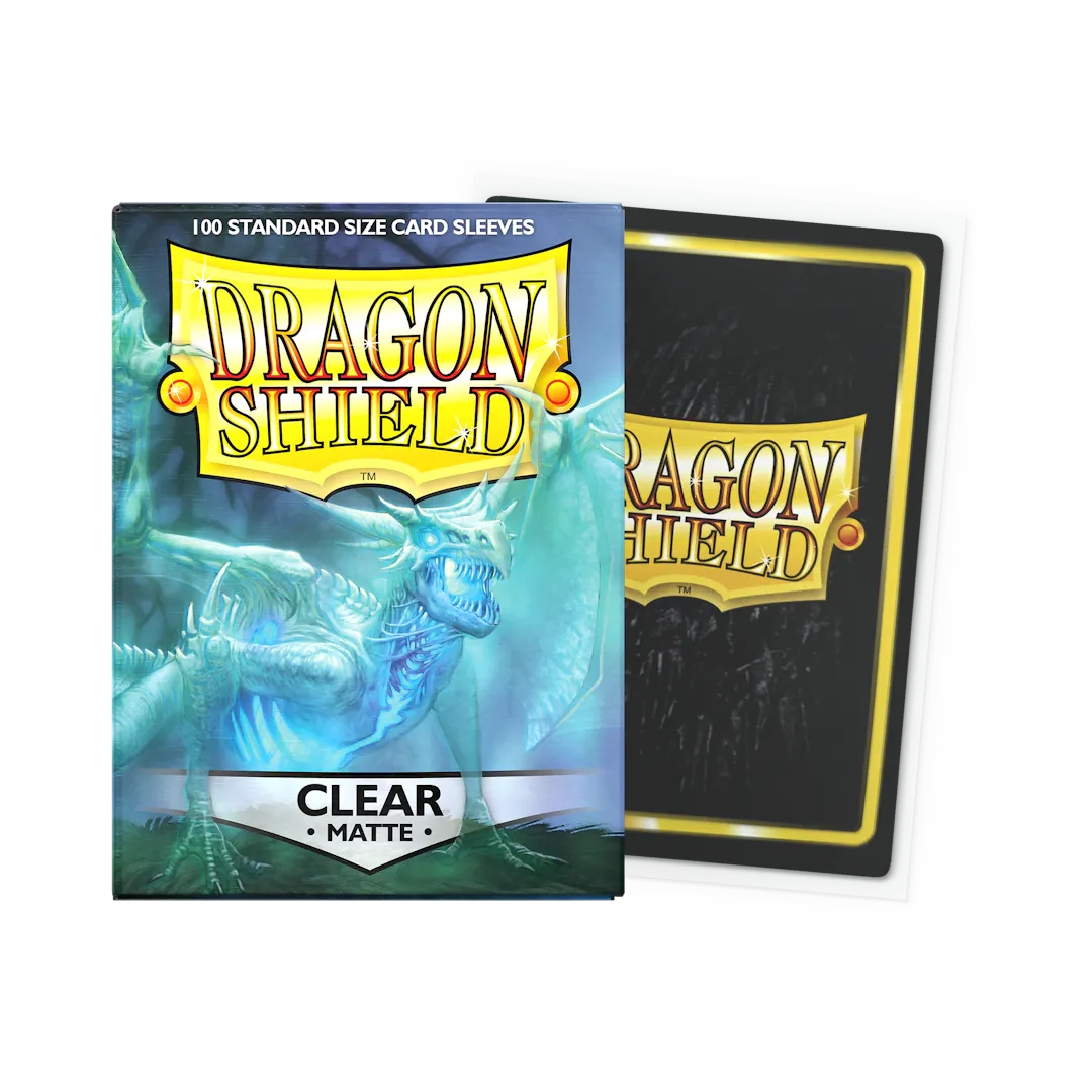 Clear - Matte Sleeves - Standard Size  Clear - Matte Sleeves - Standard Size