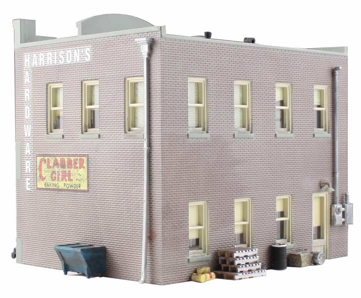 Woodland Scenics BR4921 N Harrison's Hardware Structure  Built-&-Ready