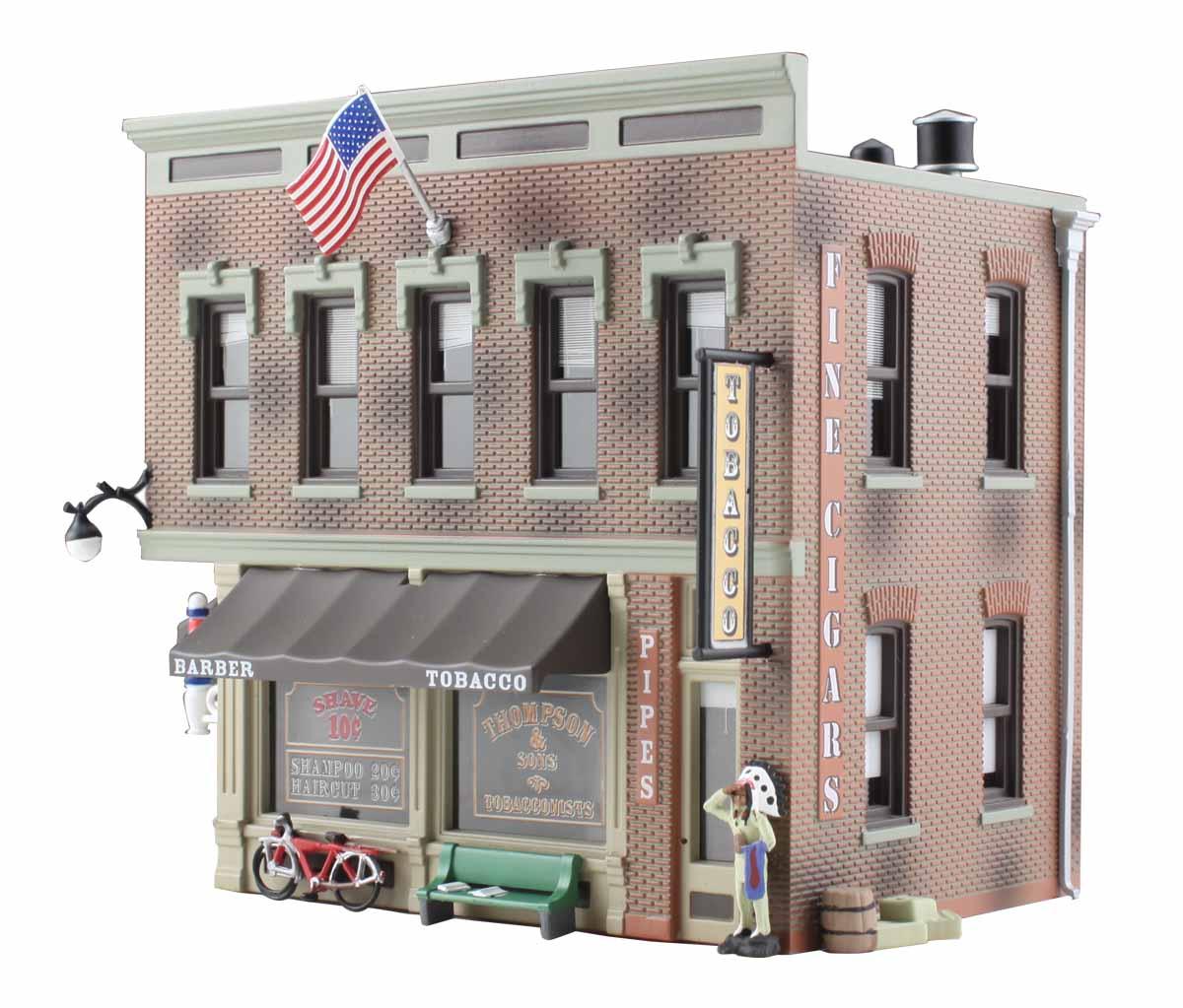 Woodland Scenics BR4923 N Corner Emporium Structure  Built-&-Ready