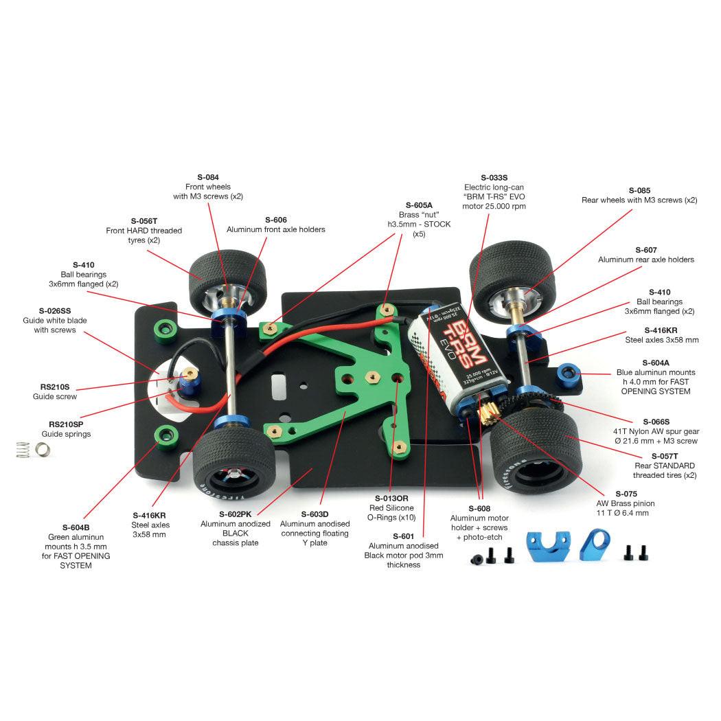 BRM 1/24 Porsche 917K #3 Lucky Strike 9h Kyalami 1971 Slot Car BRM174