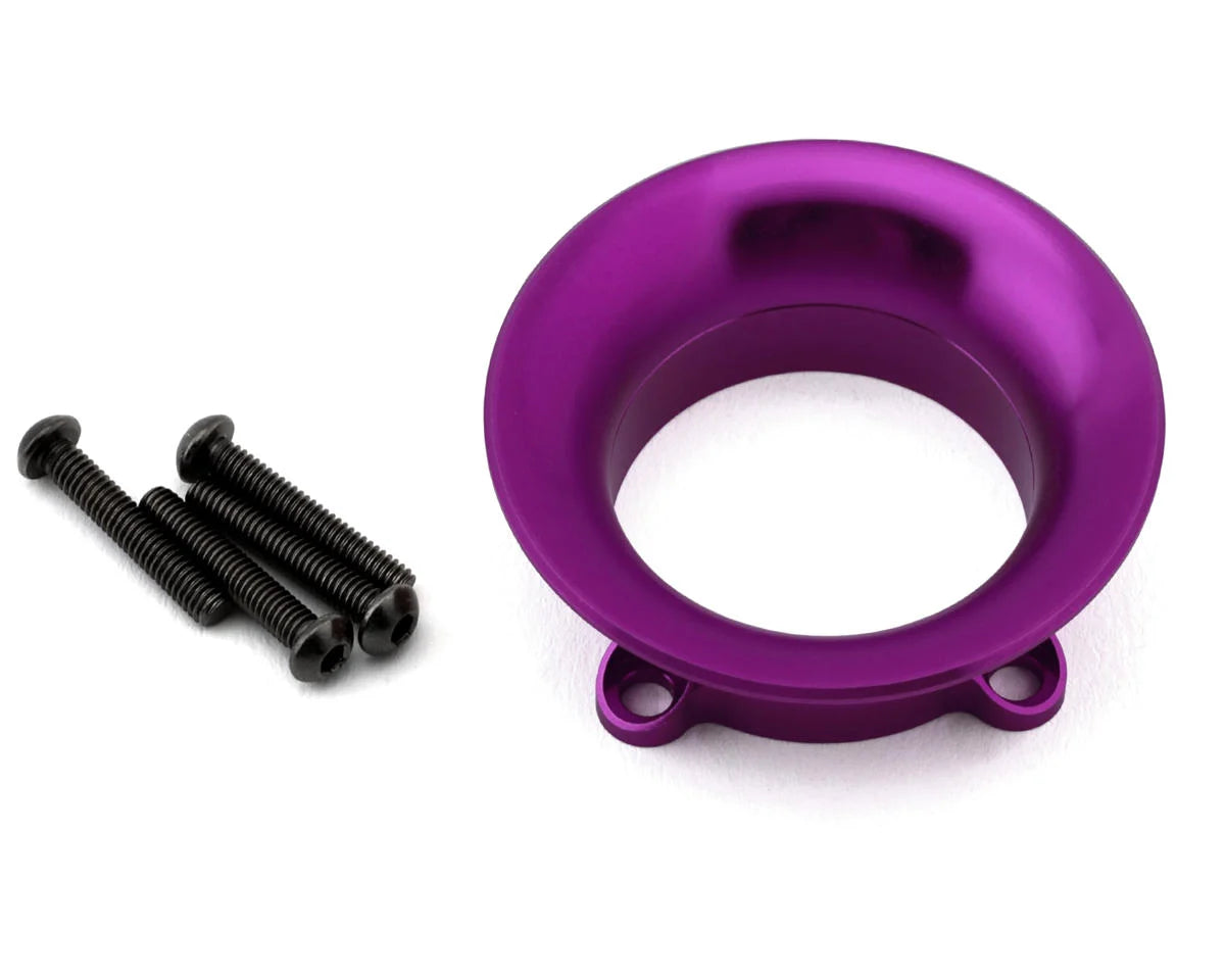 Team Brood TBR-FANAVS25MMP Aluminum Velocity Stack Fan Shroud (Purple) (25mm)