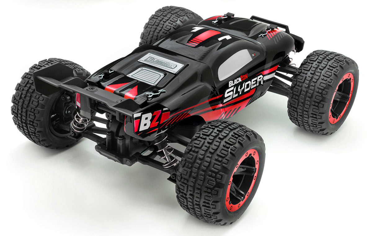 Black Zion BZN540096 Slyder ST 1/16 4WD Camión de estadio eléctrico - Rojo