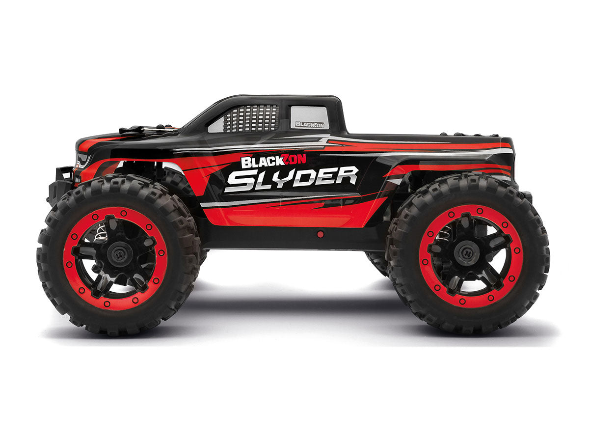 Black Zion Slyder BZN540098 MT 1/16 4WD Electric Monster Truck Red