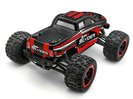 Black Zion Slyder BZN540098 MT 1/16 4WD Monster Truck électrique rouge
