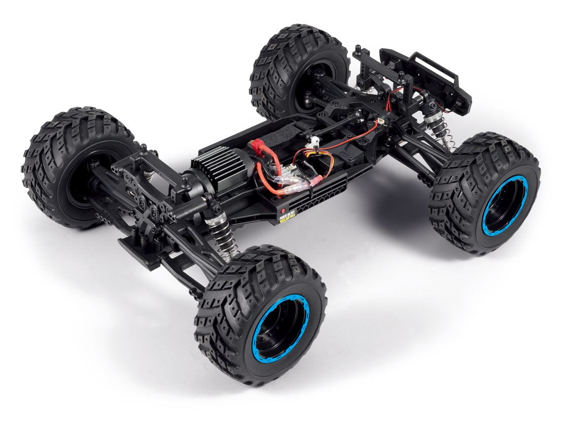 BlackZon BZN540111 Smyter 1/12 4WD Electric Monster Truck - RTR - Blue