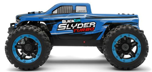 BlackZon BZN540201 Azul Slyder MT Turbo 1/16 4WD RTR 2S Sin escobillas