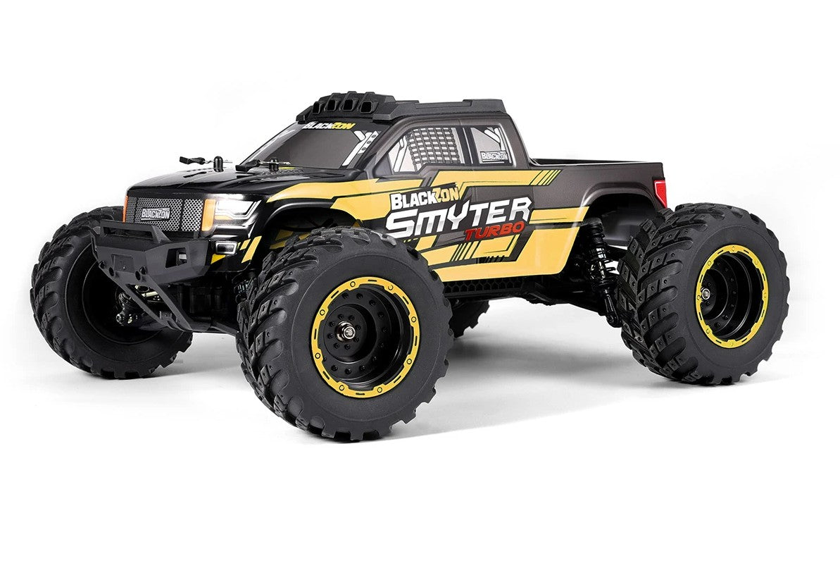 BlackZon BZN540253 Smyter MT Turbo 1/12 4WD RTR 3S Brushless Monster Truck - Yellow