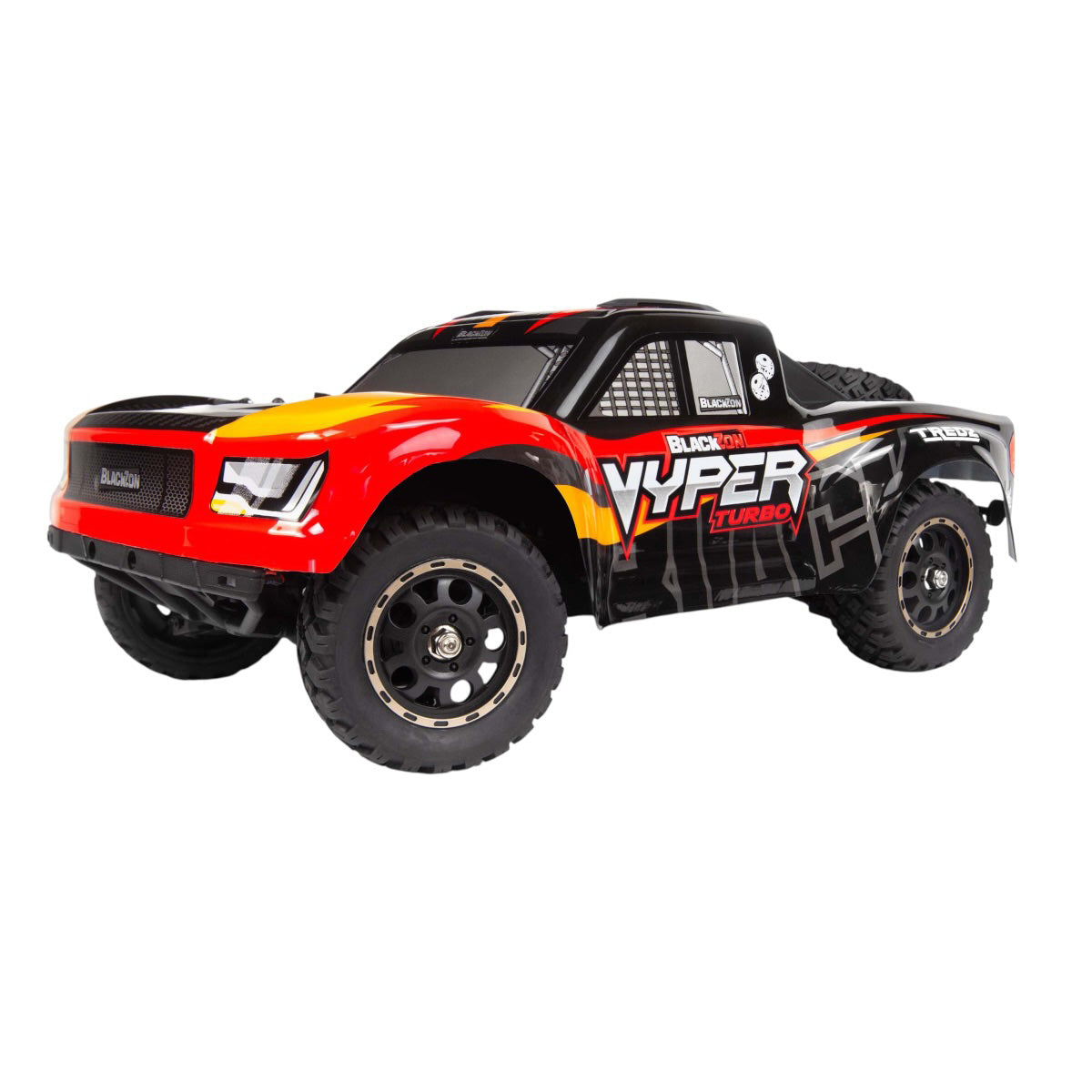 BlackZon BZN540275 Vyper SC Turbo 1/16 4WD Electric 2S Brushless - Red/Orange