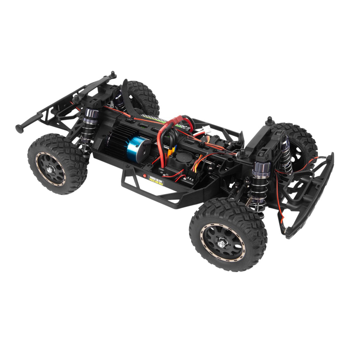 BlackZon BZN540275 Vyper SC Turbo 1/16 4WD Electric 2S Brushless - Red/Orange