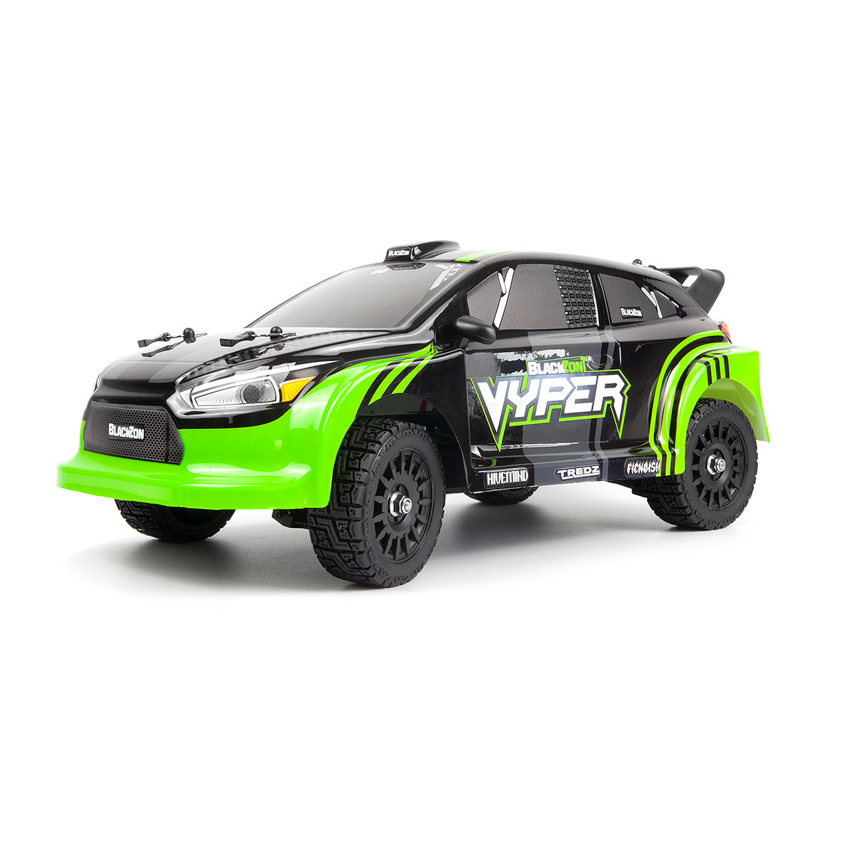 BlackZon BZN540281 Vyper RX 1/16 4WD Rally Car - Green