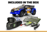 BlackZon BZN540284 Vyper RX Turbo 1/16 4WD 2S Brushless Rally Car - Blue/Orange