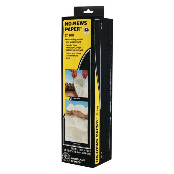 Woodland Scenics C1188 No-News Paper 12"x100'