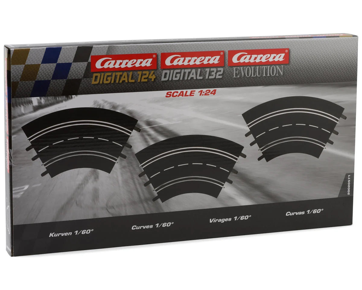 Carrera 1/24 CCN20571 Curved Track Extension Set (3) (1/60°)