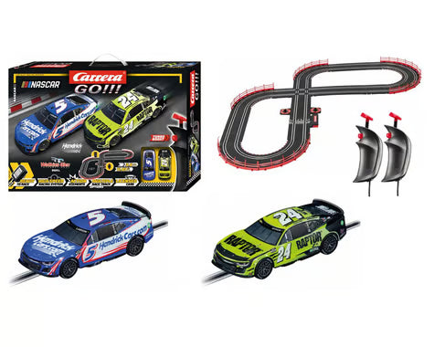 Carrera GO!!! CCN62583 Nascar Watkins Glen Duel Electric 1/43 Slot Car Racing Track Set