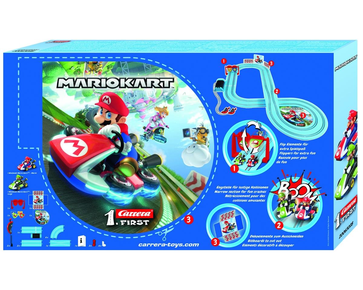 Carrera CCN63028  First Mario Kart Slot Car Racing Track Set (Mario vs Yoshi)