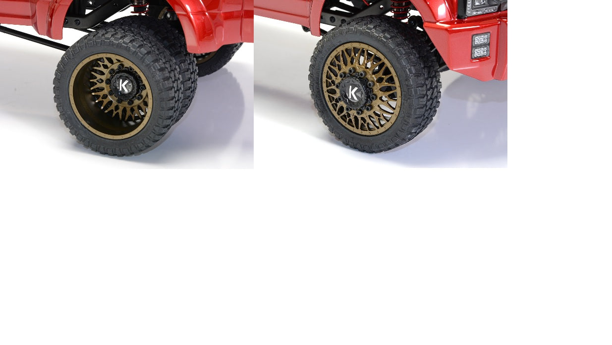 CEN RACING CEG8982  Ford F450 1/10 4WD Solid Axle RTR Truck - Red Candy Apple
