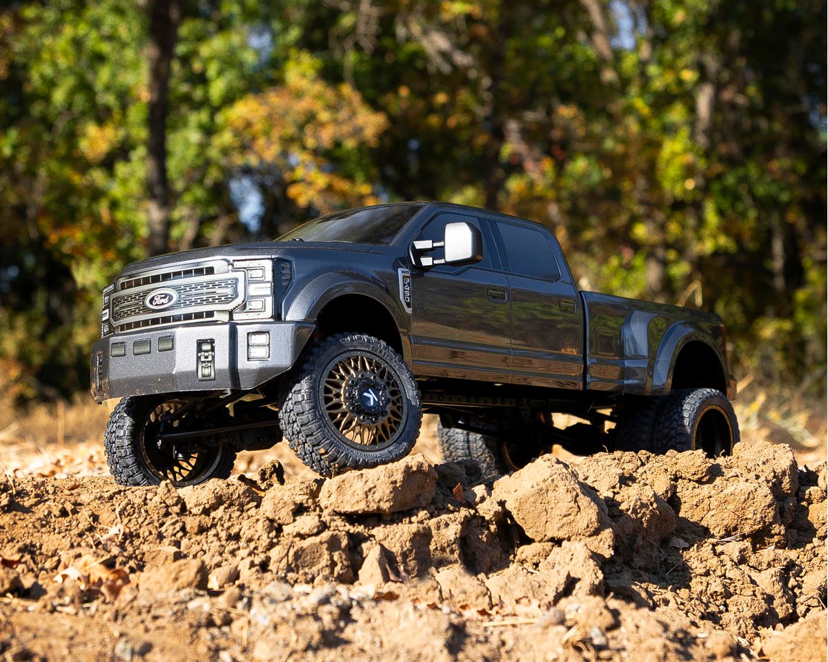 CEN CEG8987 Ford F450 SD KG1 Edition 1/10 RTR Custom Dually Truck (Grey Titanium) w/2.4GHz Radio