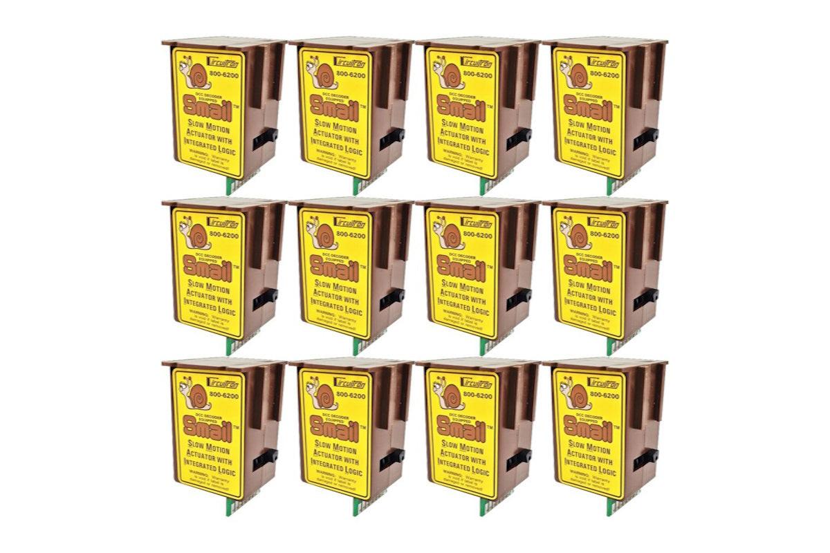 Circuitron 800-6212 Smail Slow Motion Switch Machine, 12 Pack