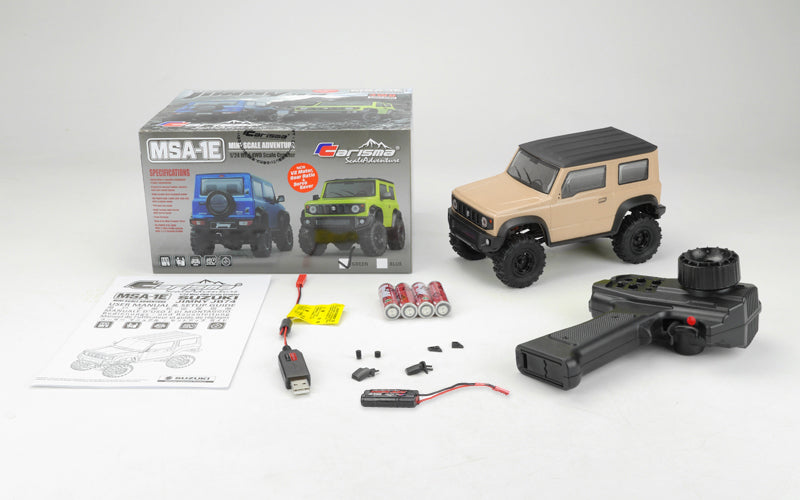 Carisma CIS82868 MSA-1E 1/24 Suzuki Jimny JB74 Scale Crawler, RTR Ivory