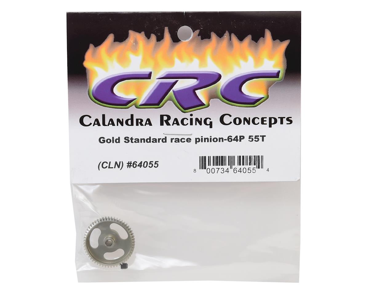 CRC RACING 64055 "Gold Standard" 64P Aluminum Pinion Gear (55T)