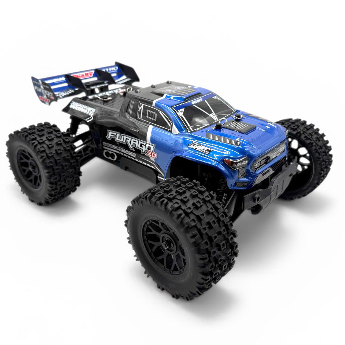 Corally COR00230-B Furago XD 4WD 2S Small Scale, RTR Monster Truck, Blue