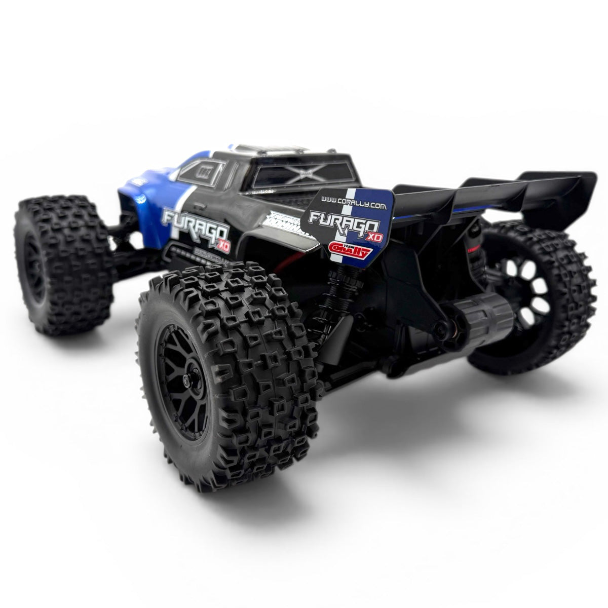 Corally COR00230-B Furago XD 4WD 2S Small Scale, RTR Monster Truck, Blue