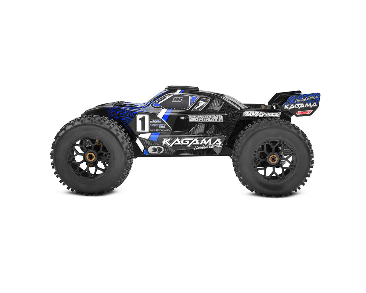 Corally Kagama XP 6S "Limited Edition" 4WD Brushless 1/8 RTR Monster Truck (Blue) w/2.4GHz Radio