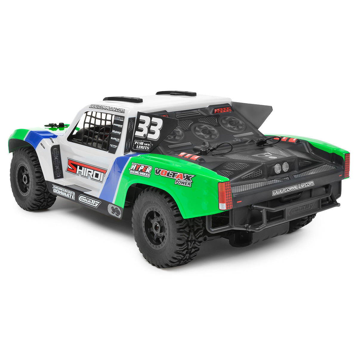 Corally COR00278-G Shiroi XP6 1/8 6S Short Course Truck, RTR Version, Green