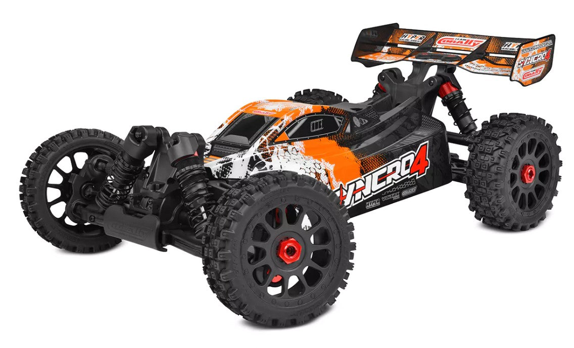 TEAM CORALLY COR00287-O Syncro-4 1/8 4S Brushless Off Road Buggy, RTR