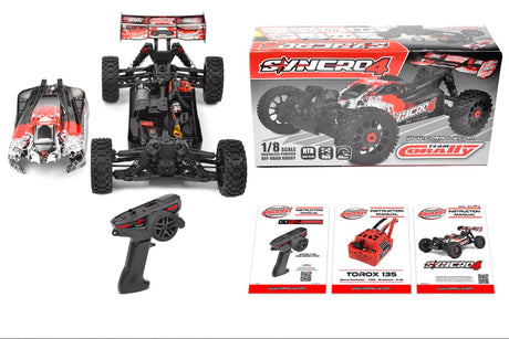 TEAM CORALLY COR00287-R Syncro-4 1/8 4S Brushless Off Road Buggy, RTR