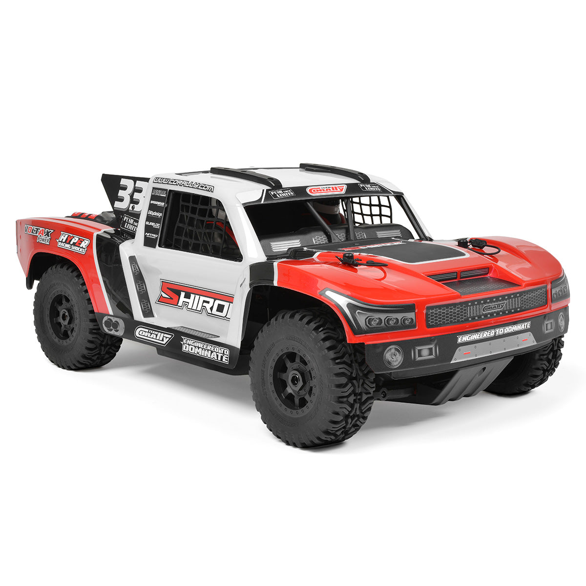Corally COR00478-R Shiroi XP6 1/8 6S Short Course Truck, Roller Version, Red