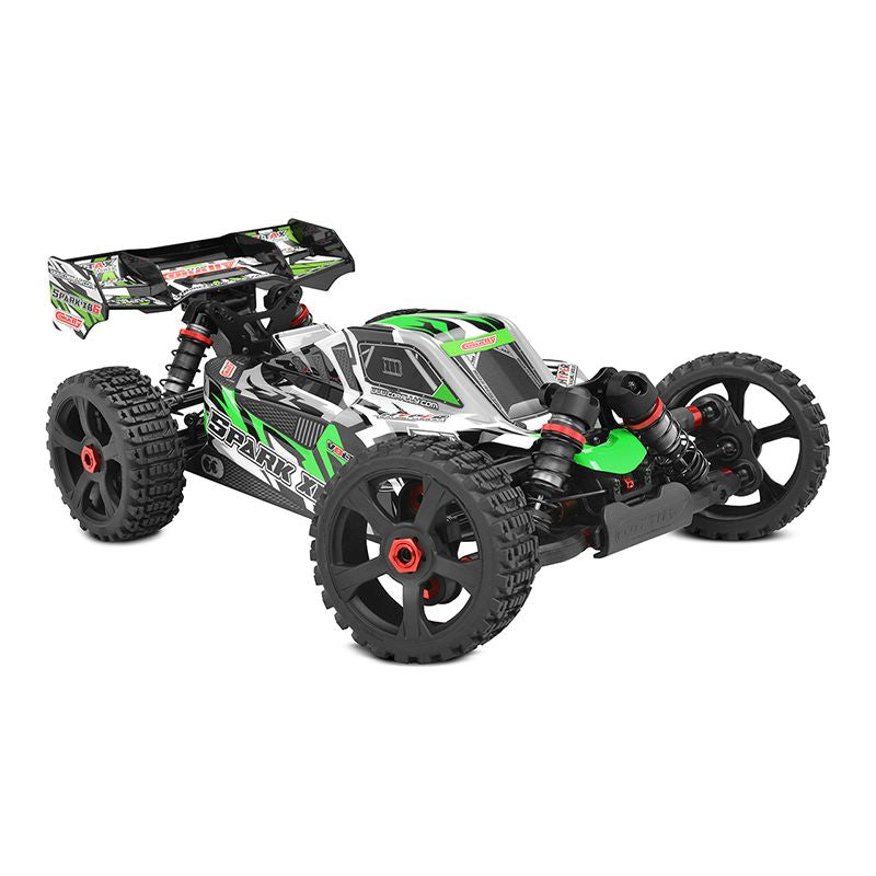 Corally COR00485-G Spark XB6 1/8 6S Basher Buggy, ROLLER, Green