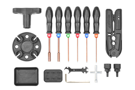 TEAM CORALLY 16250 RC Car Tool Set - Includes Tool Bag - 16pcs Total