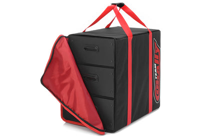 TEAM CORALLY COR90241 Carry Bag with 3 Corrugated Plastic Drawers