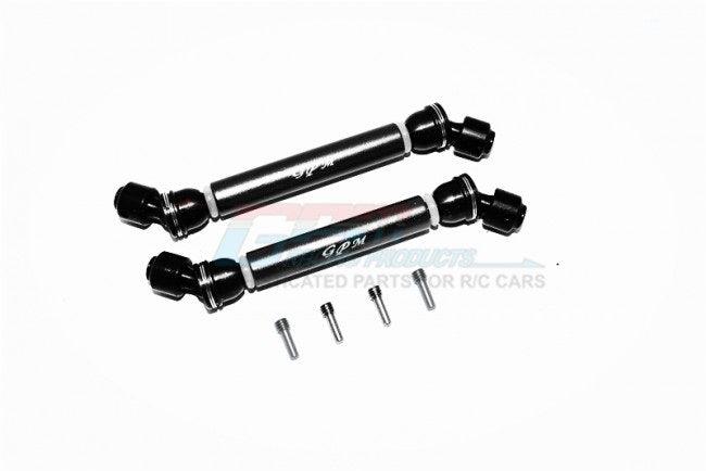 GPM STEEL ALUMINUM FRONT REAR CVD DRIVE SHAFT AXIAL CAPRA 1.9 UTB YETI BLACK