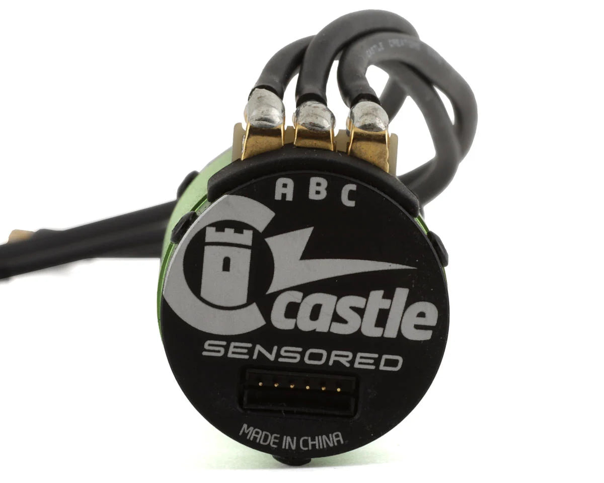 CASTLE CREATIONS 010-0171-04 Mamba Micro X2 Waterproof 1/14th Scale Sensored Brushless Combo (4400Kv)