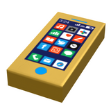 Mobile Phone Tile (1x2 Tile) for Minifigs