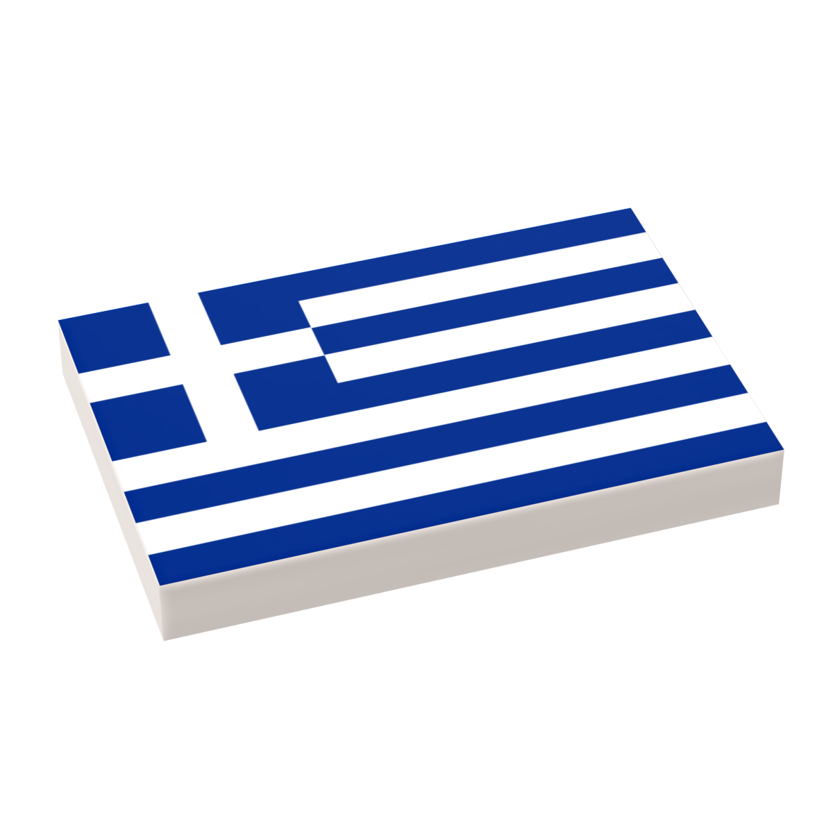 Greece Flag (2x3 Tile)