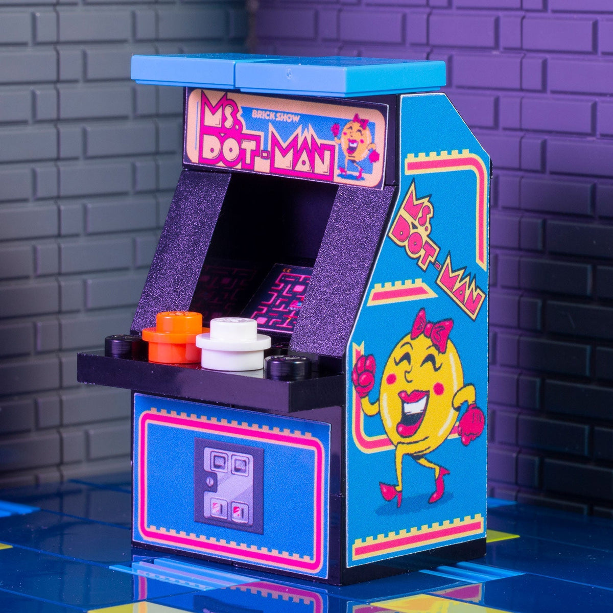 Ms. Dot-Man Classic Arcade Machine – Island Hobby Nut