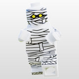 Halloween Mummy Minifig made using LEGO parts
