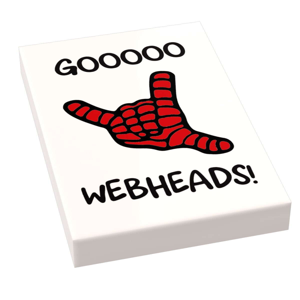 Goooo Webheads! Sign (2x3 tile)