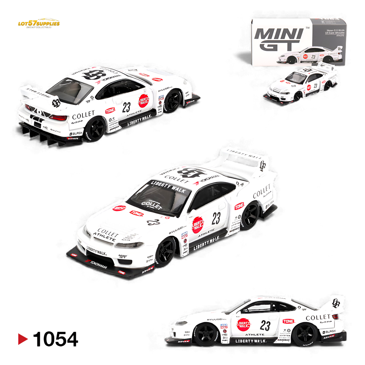 Mini-GT Nissan S15 Silvia LB-Super Silhouette 1:64