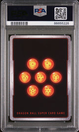 2022 DRAGON BALL SUPER MYTHIC BOOSTER TRUNKS, HELPING BLAST #P-128 - PSA 9