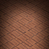 Hardwood Minifig Flooring (Rough, Dark) 2x2 Tile made using LEGO part
